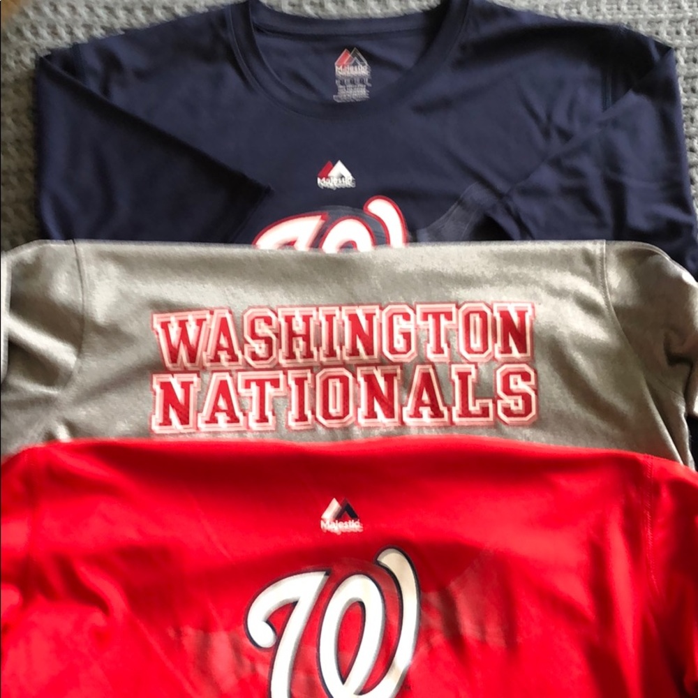 Bundle Boys Washington Nationals Athletic T Shirts